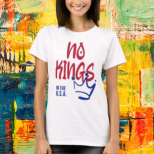 Ingen Kung i USA:s Shirt - Red, Blue & Loud T