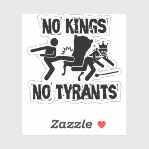 Ingen Kung Inga Tyrants Klistermärken