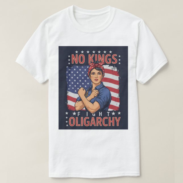 Ingen Kung, ingen oligarki - empowerment Tee (Design framsida)