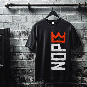 Ingen Kung-Lodrät för påvisande av fet text T Shirt