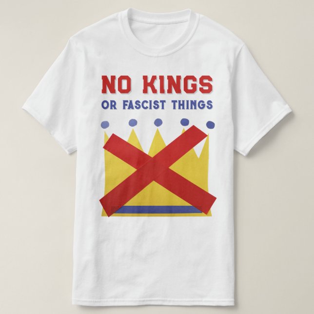 Ingen Kung-protestant 2025 T Shirt (Design framsida)