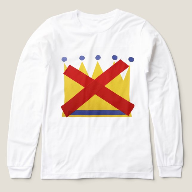 Ingen Kung protesterar mot motståndet T Shirt (Design framsida)