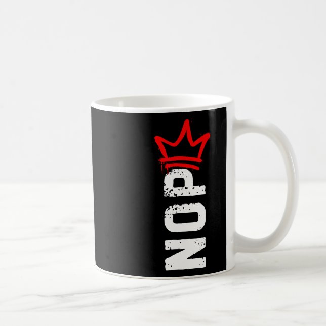 Ingen Kung protestskylt - luddig antitrump 4:e av Kaffemugg (Höger)