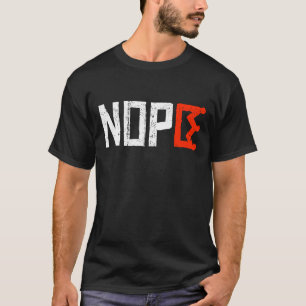 Ingen Kung-Vågrät för påvisande av fet text T Shirt
