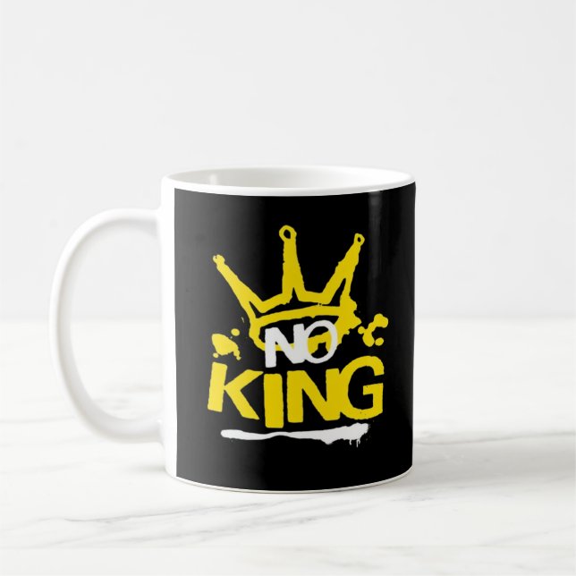 Ingen kung vintage stil kaffemugg (Vänster)