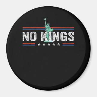 Ingen kungadag Retro klassisk design Magnet