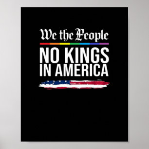 Ingen kungs dag klassisk patriotisk stil poster