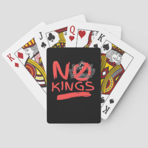 Ingen kungs enkel ren design casinokort