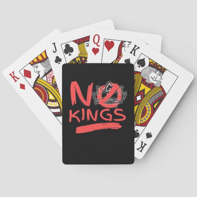 Ingen kungs enkel ren design casinokort (Baksidan)