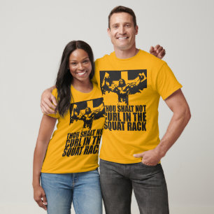 Ingen kurva i kvadratracket t shirt