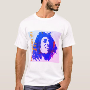 Ingen kvinna gråter inte bob marley t shirt