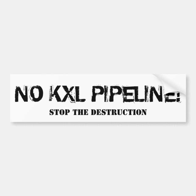 INGEN KXL-förstörelsebildekal Bildekal (Framsidan)