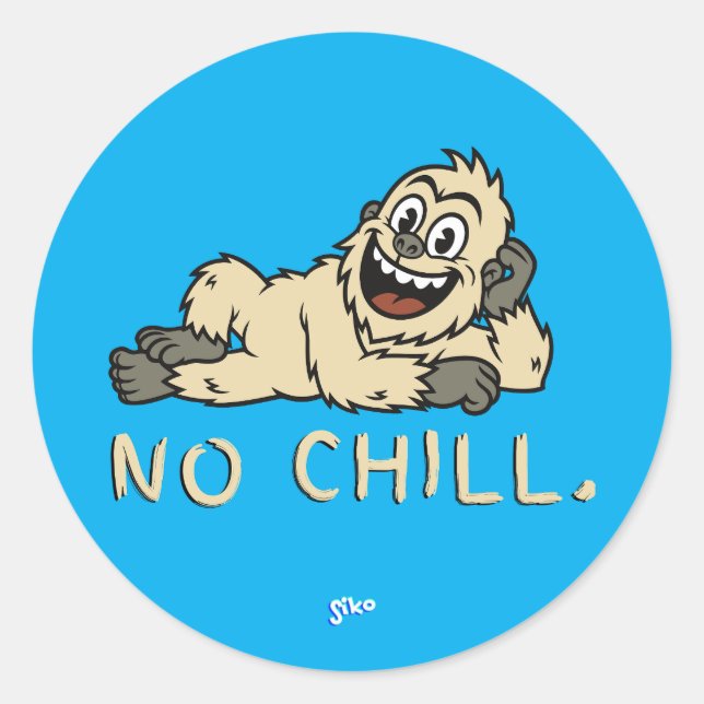 Ingen kyla runt klistermärke (Framsida)