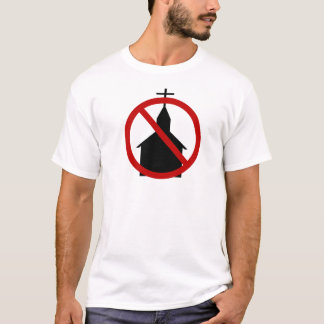 Ingen kyrklig T-tröja Tee Shirt