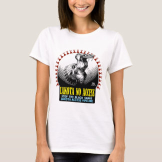 Ingen Lakota tar fram T-shirt