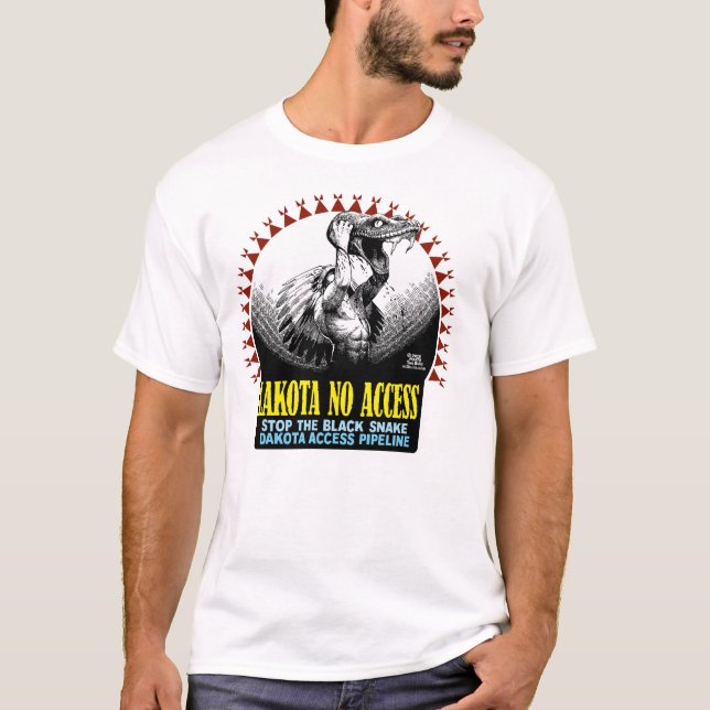 Ingen Lakota tar fram Tee Shirt (Framsida)