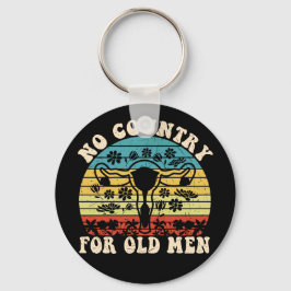 Ingen Land för gammal man feminist Nyckelring