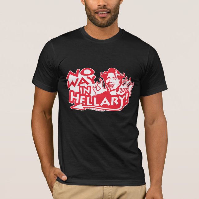 Ingen långt in Hellary skjorta T-shirt (Framsida)