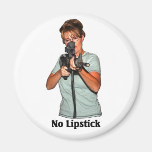 Ingen läppstift magnet