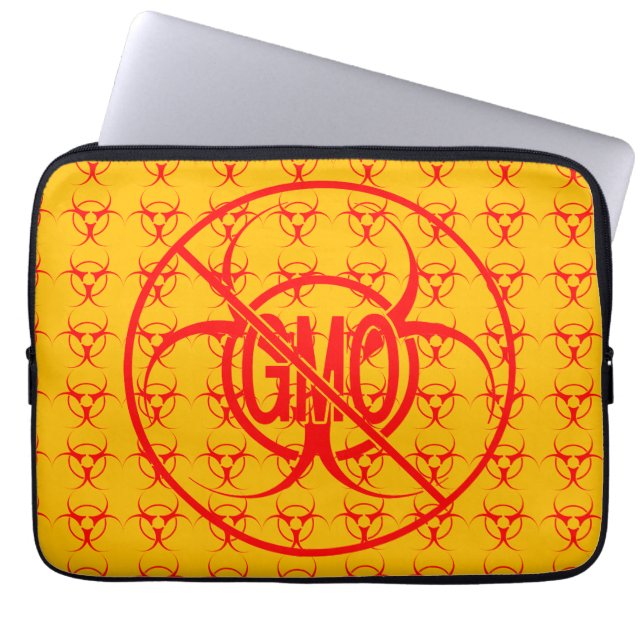 Ingen laptop sleeve för GMO för Biohazard för (Framsidan)