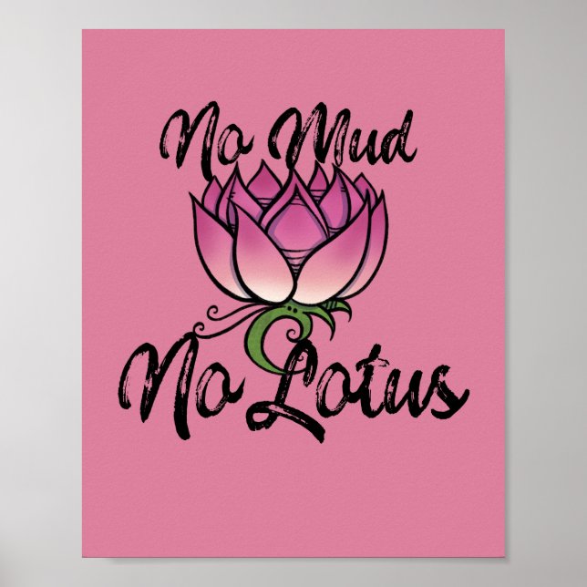 Ingen Lera-Blommar utan lotus Poster (Framsidan)