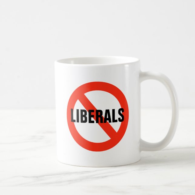INGEN LIBERAL PERSONmugg Kaffemugg (Höger)