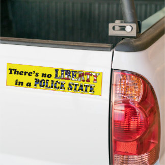 Ingen Liberty Bumper Sticker Bildekal