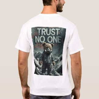Ingen litar på t-shirt. t shirt