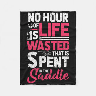 Ingen livstid Slösas som används i Ledsen Fleecefilt