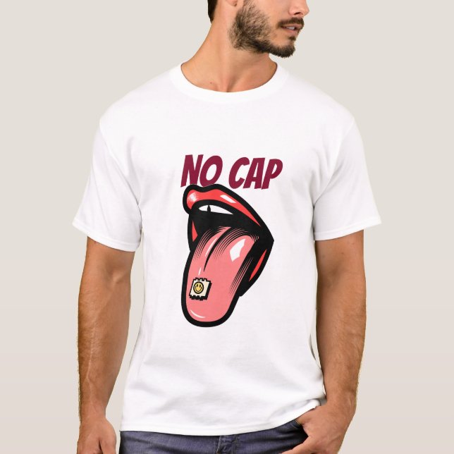 INGEN LÖGN kreativitetscitat T-shirt (Framsida)