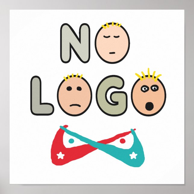 Ingen Logotyp, antivarumärkeskapitalist Poster (Framsidan)