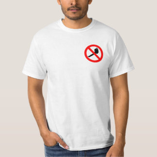 Ingen logotyp för lövblåsare tee shirt