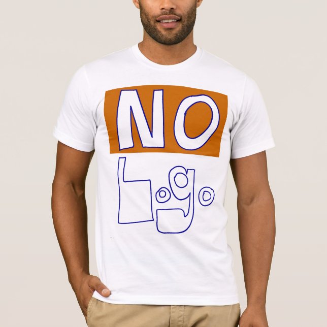 Ingen Logotyp T-shirt (Framsida)