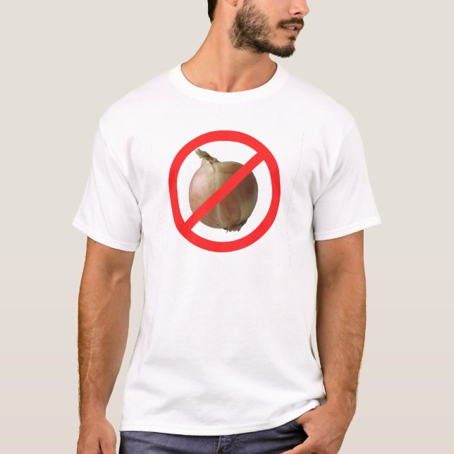 Ingen lök tee shirt (Framsida)