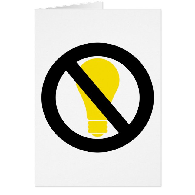 ingen lökar hälsningskort (Framsidan)