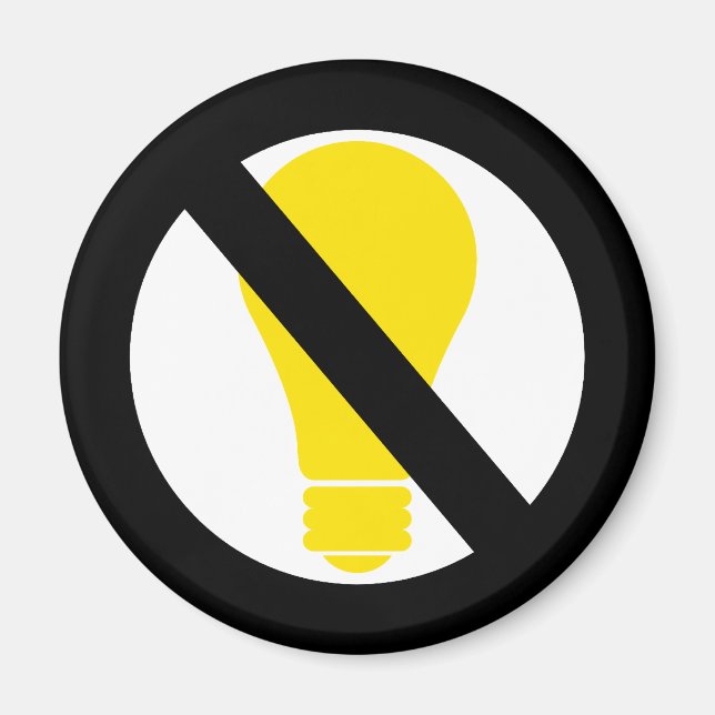 ingen lökar magnet (Framsidan)