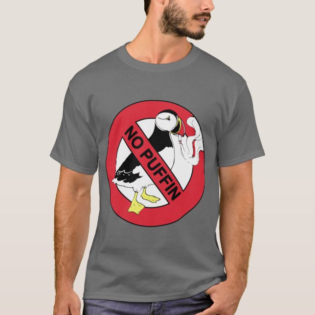 Ingen Lunnefågel T Shirt (Framsida)