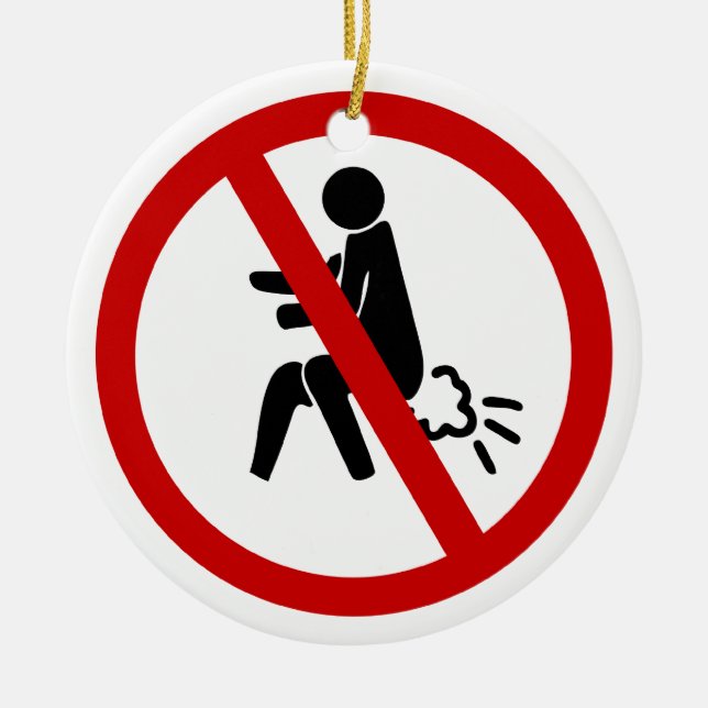 INGEN ⚠ LUNT LINK Toilet-⚠ Julgransprydnad Keramik (Framsidan)