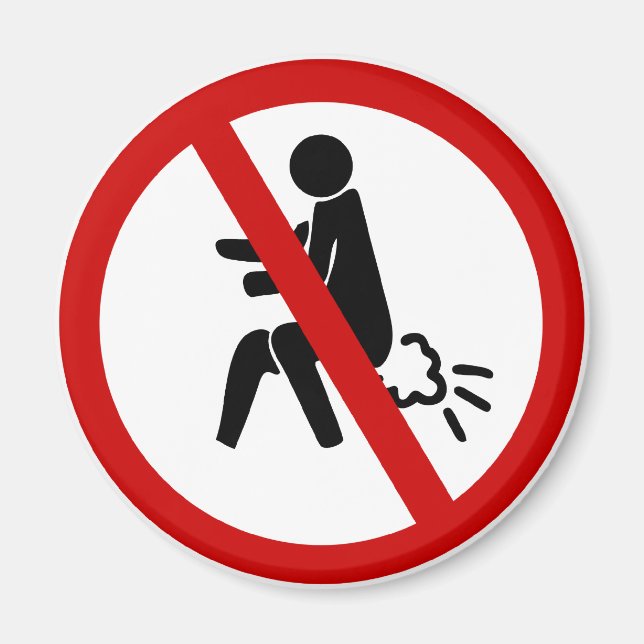 INGEN ⚠ LUNT LINK Toilet-⚠ Magnet (Framsidan)