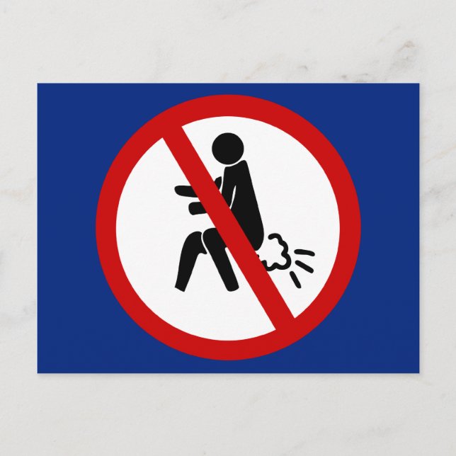 INGEN ⚠ LUNT LINK Toilet-⚠ Vykort (Framsida)