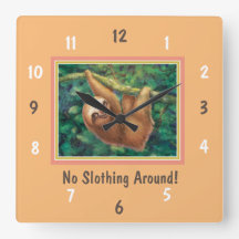 Ingen lutning runt väggklocka