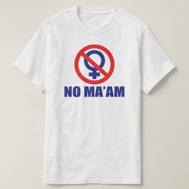 Ingen maam (endast framsida) t shirt (Design framsida)