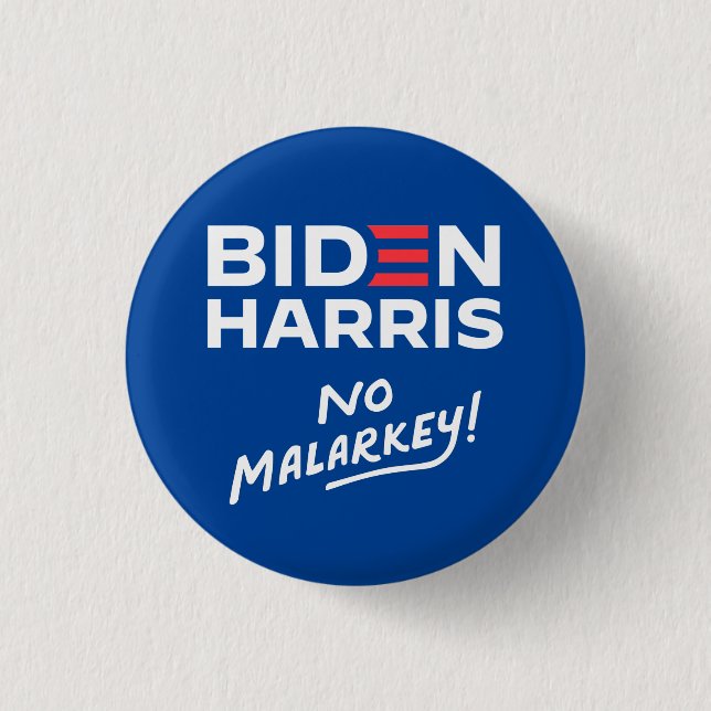 Ingen malarkey Biden Harris Knapp (Framsida)