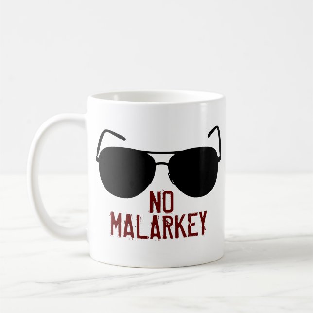 Ingen malarkey-kaffe Mugg (Vänster)