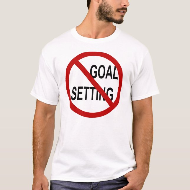 Ingen målinställning t-shirt (Framsida)