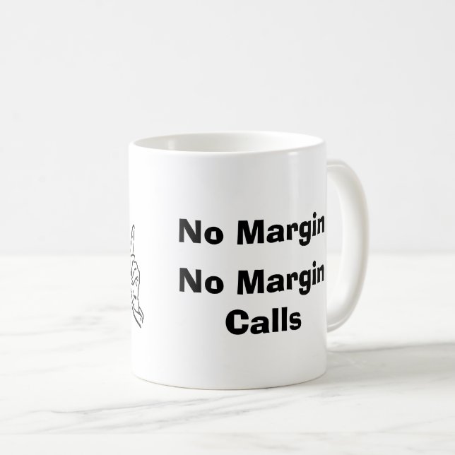 Ingen marginal, inga marginalanrop kaffemugg (Framsida höger)