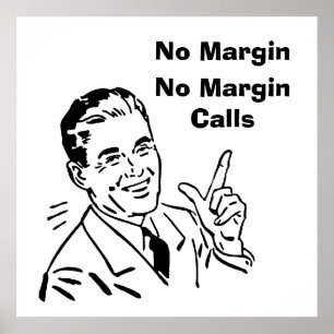 Ingen marginal, inga marginalanrop poster