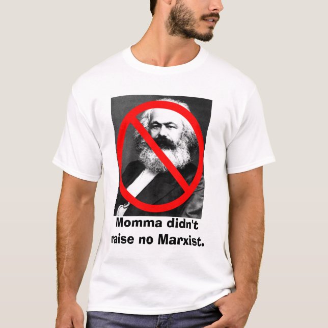 Ingen marxistisk utslagsplatsskjorta tee shirt (Framsida)