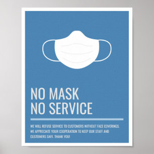 Ingen mask, ingen signal för affärslager poster