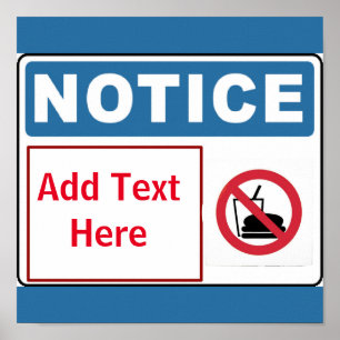 Ingen mat på lokaler, lägg till text, signera poster